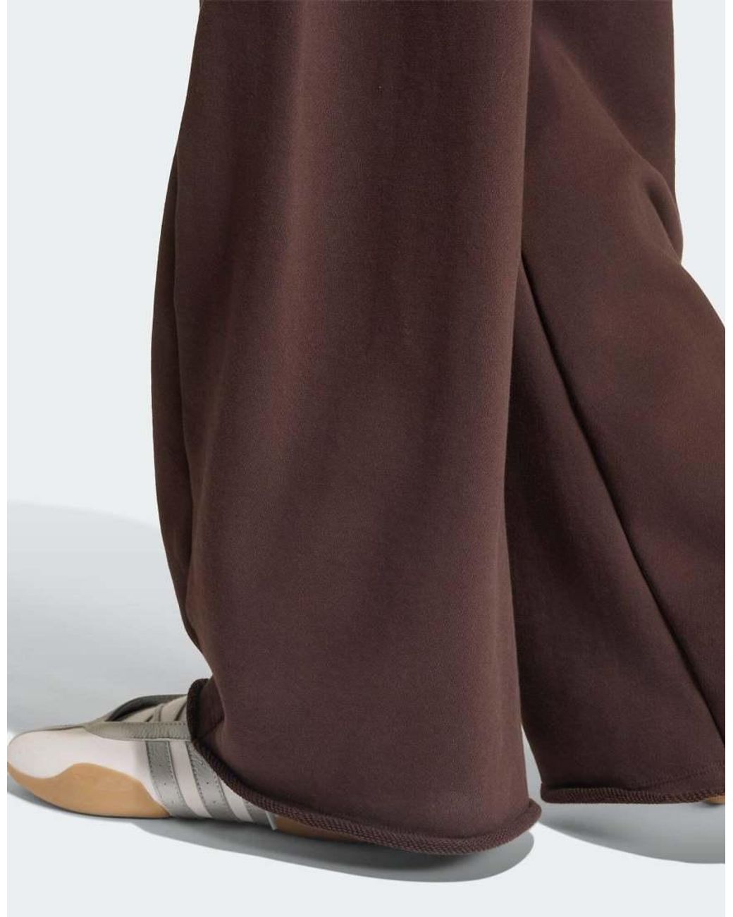 Adidas Originals Brown Sst Double Waisted Pant