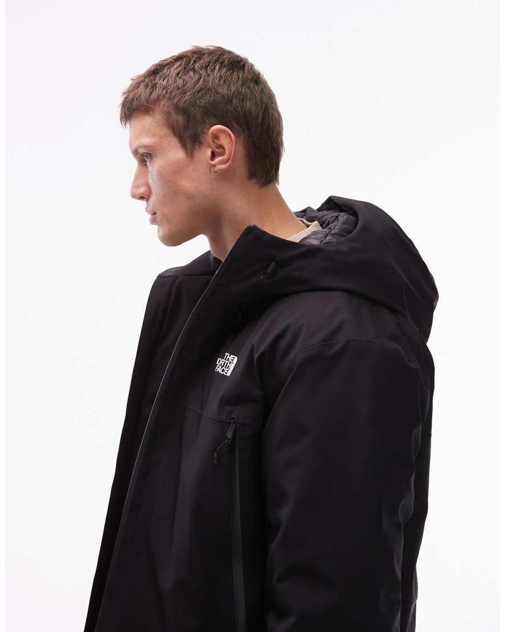 The North Face Blue Mtn Range Down Insulated Waterproof Hooded Jacket for men