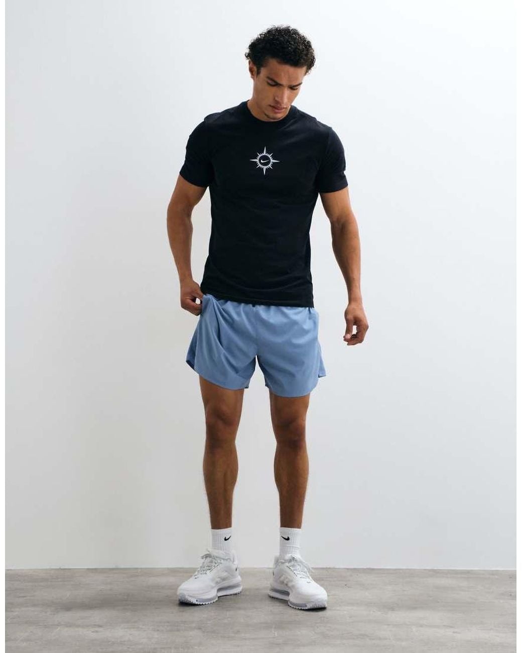 Nike Blue Dri-Fit T-Shirt for men