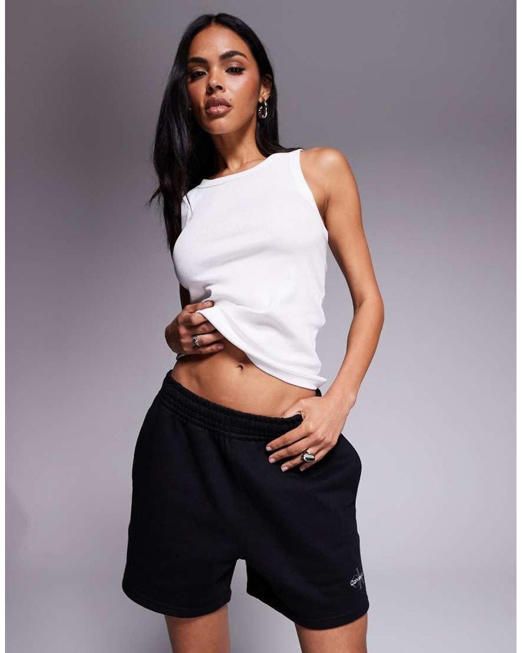 Calvin Klein Black Jersey Shorts