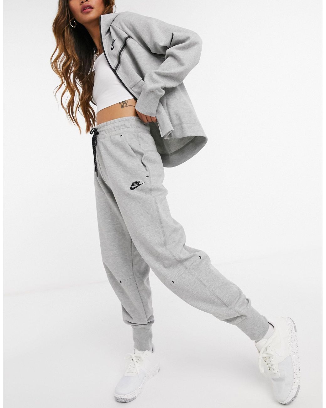 Nike tech fleece joggers womens black new arrivals