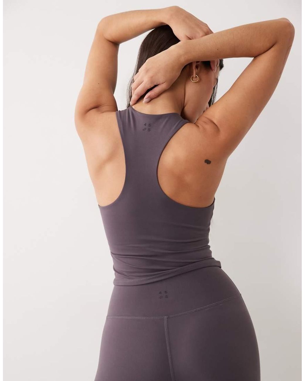 4505 Gray Hourglass Icon High Waist Slim Kick Yoga legging
