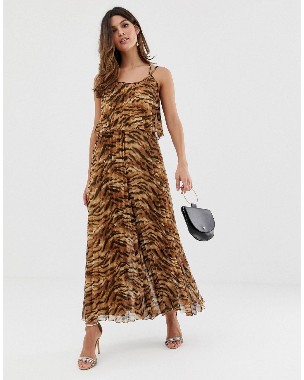 pleated crop top jumpsuit