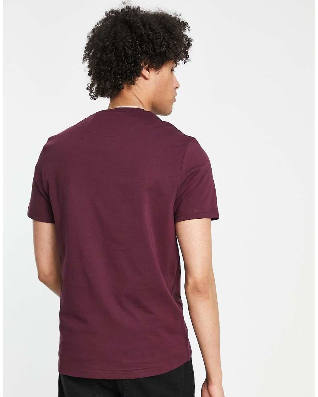 Lyle & Scott Purple T-shirt for men