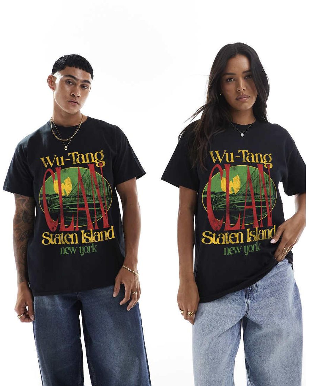PRNT Black X Wu-Tang Clan New York Relaxed Fit T-Shirt