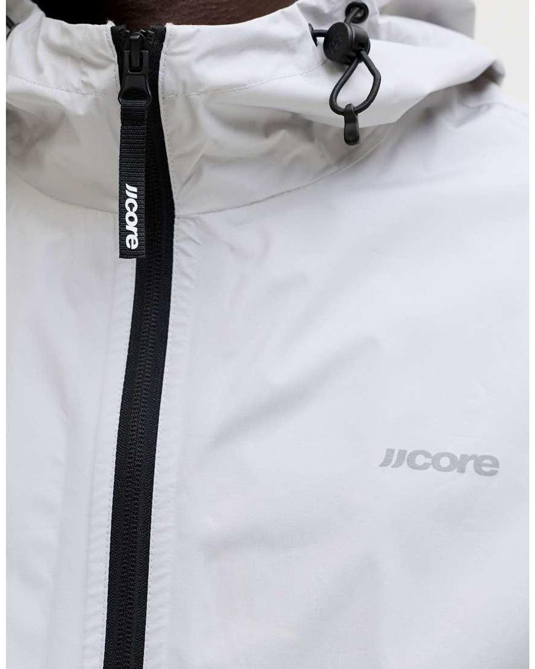 Jack & Jones Gray Rain Jacket for men