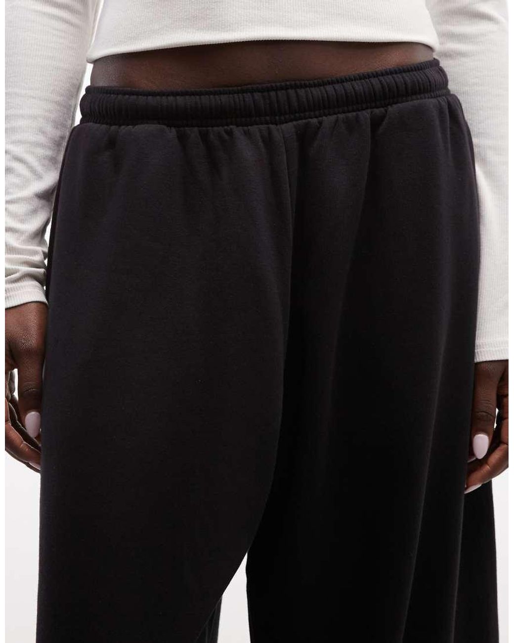 Weekday Black Cuffed Jogger