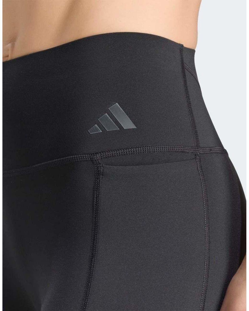 Adidas Originals Black Optime Workout Contour Capri Leggings