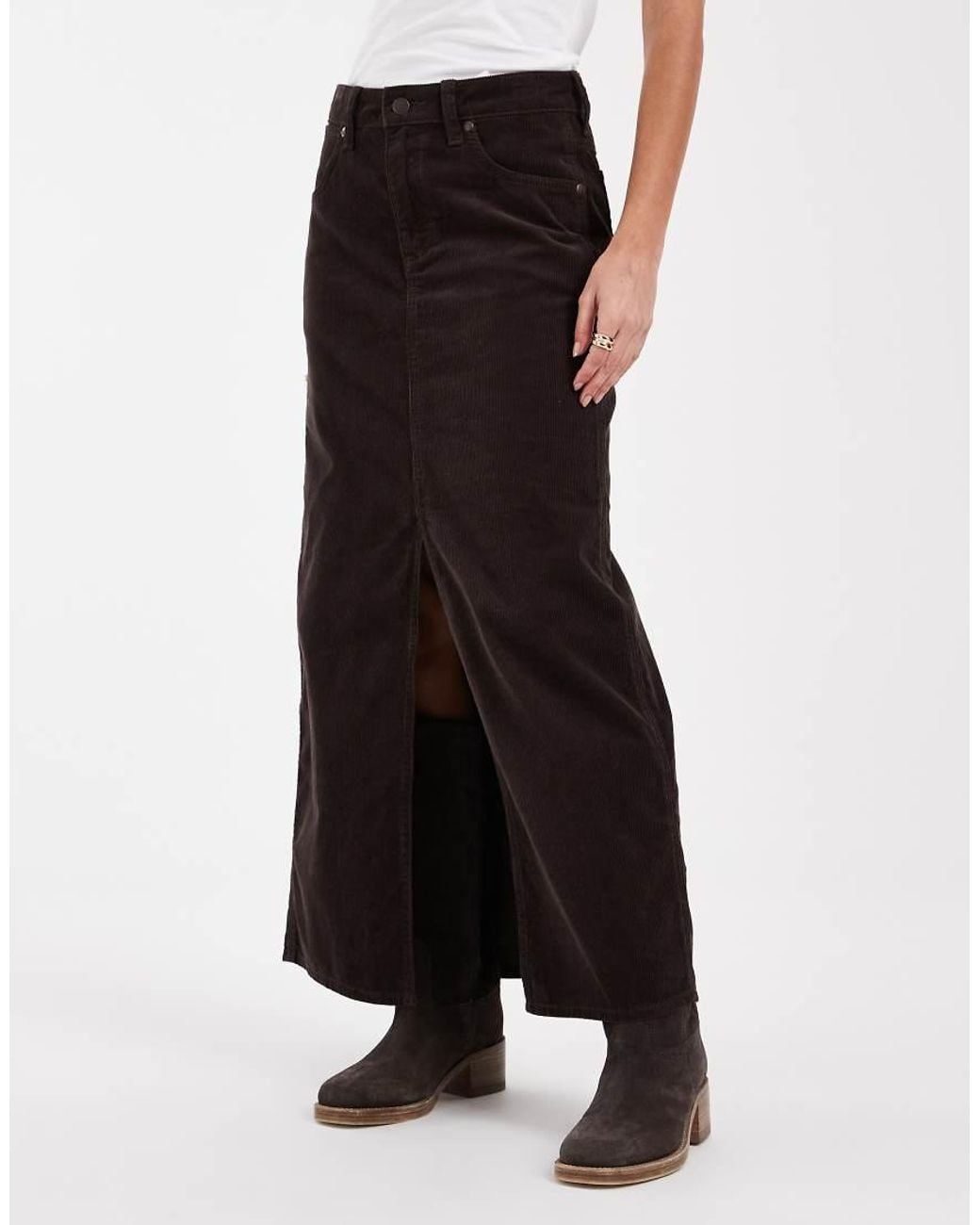 Wrangler White Maxi Skirt