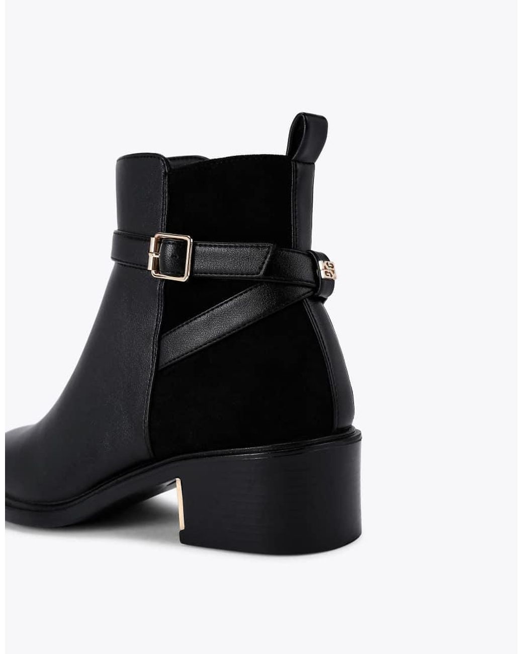 KG by Kurt Geiger Black Helen Low Ankle Boots