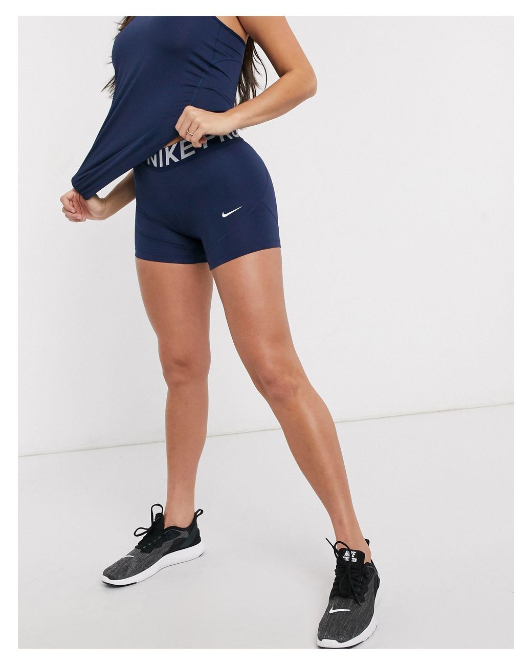 Nike Nike Pro Training 5 Inch Shorts in Blue | Lyst Canada