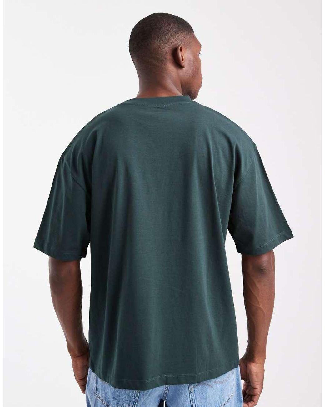ASOS Blue Essentials Oversized T-Shirt for men