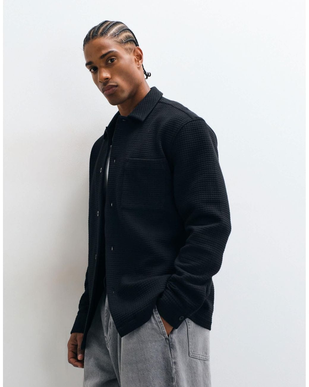 ASOS Blue Overshirt for men
