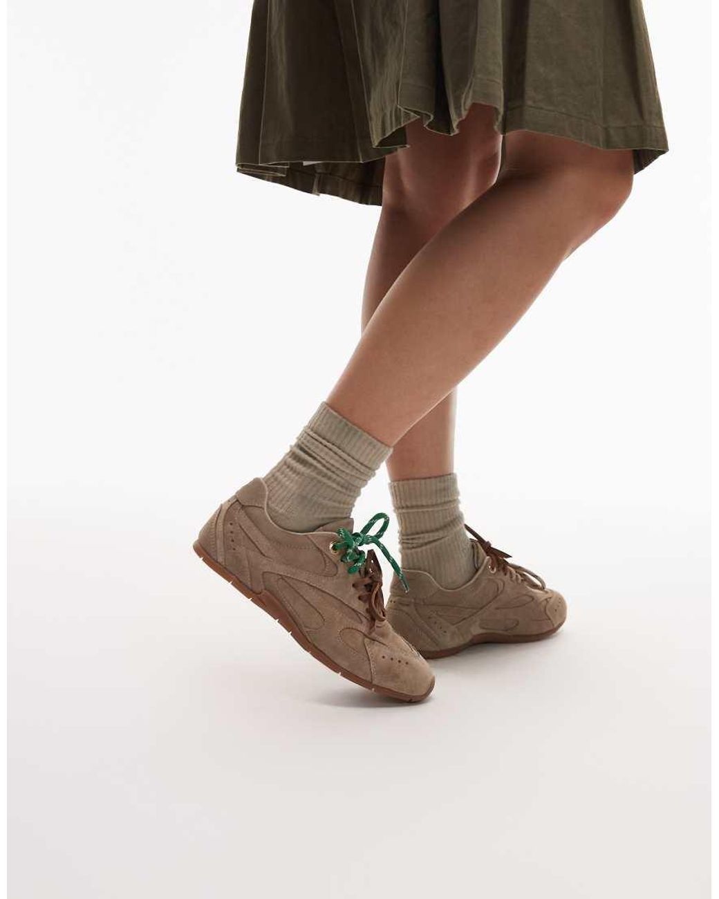 Bronx Brown Myr-aa Lace Up Trainers