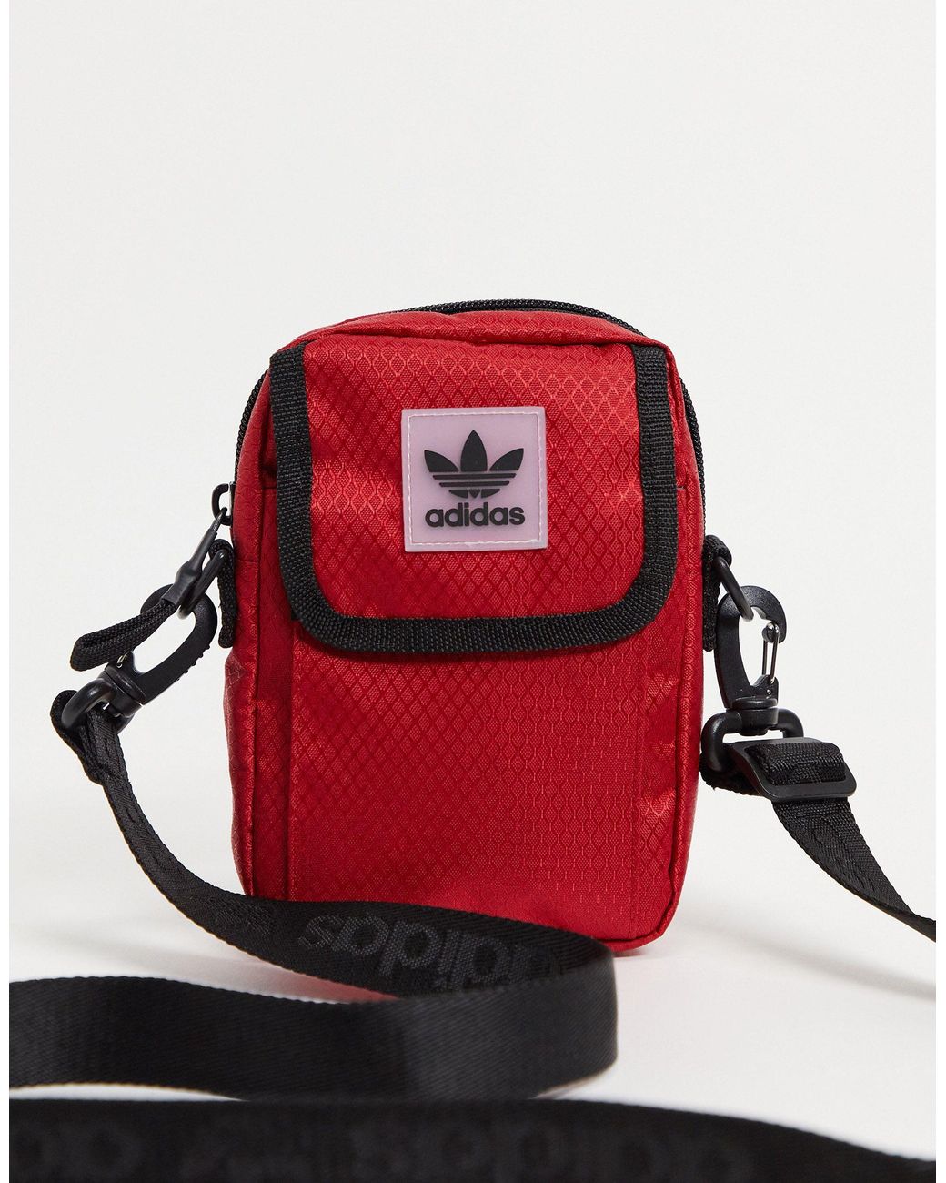 adidas Originals Utility Festival Crossbody Bag in Red for Men - Lyst