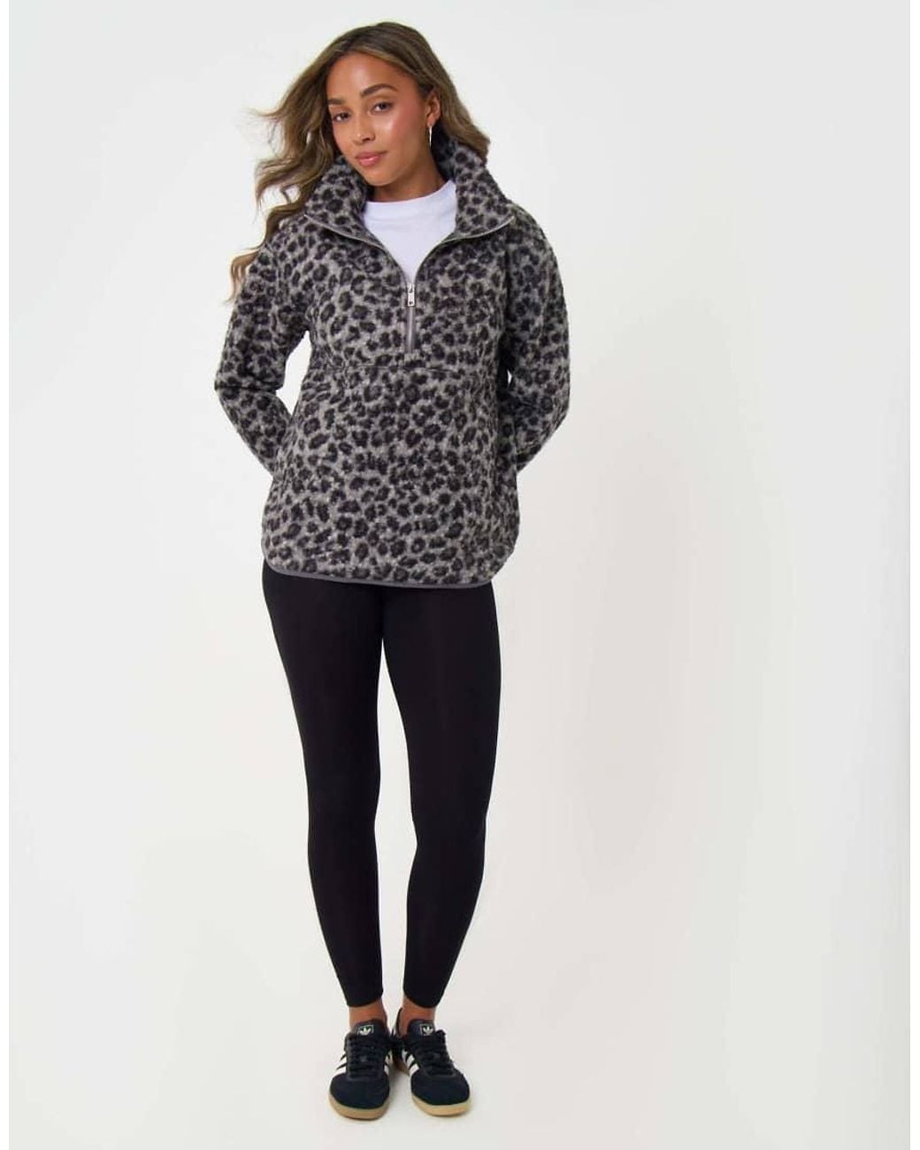 Threadbare Black Borg Fleece Pull Over