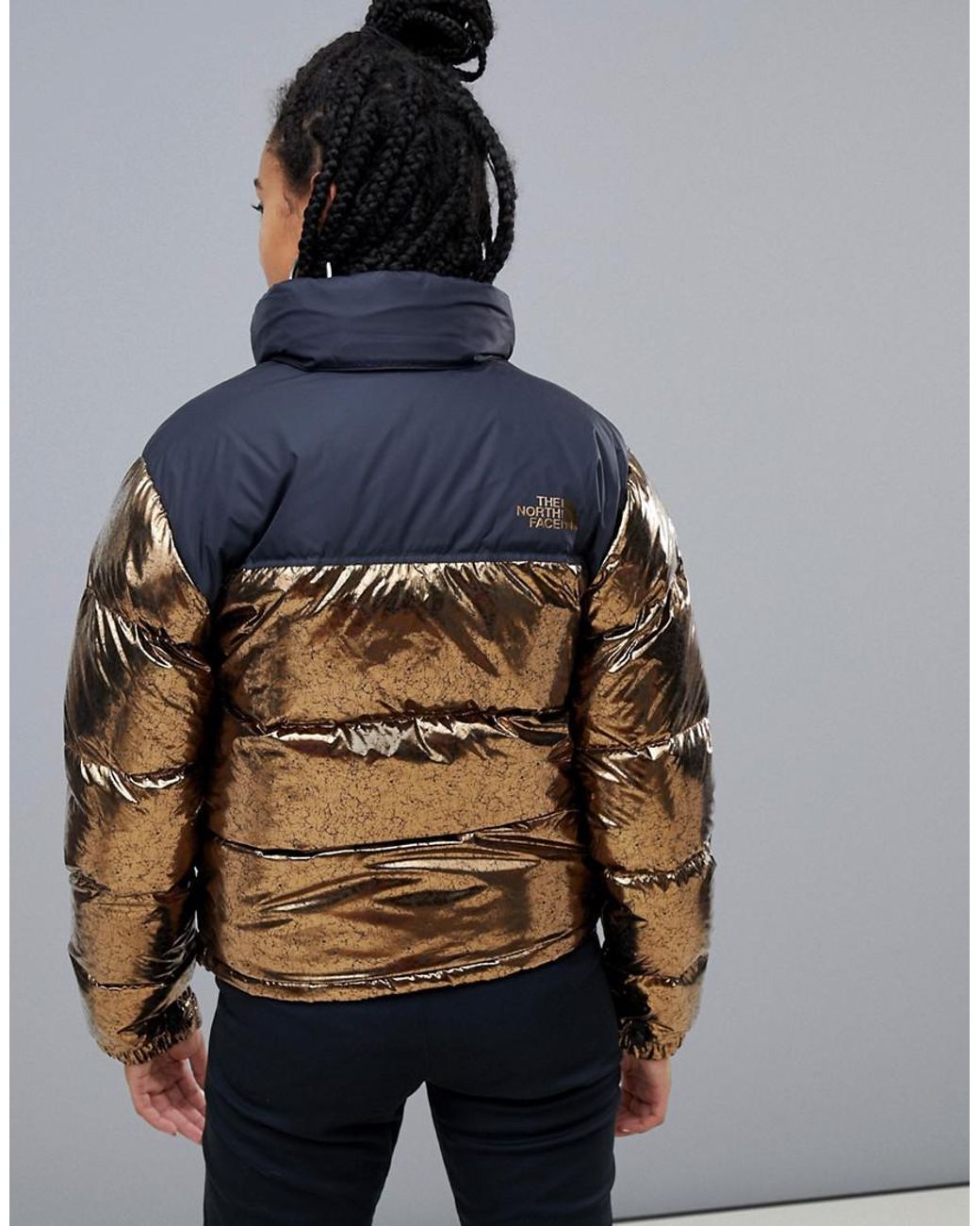 The North Face Womens 1996 Retro Nuptse Jacket In Copper in Metallic | Lyst