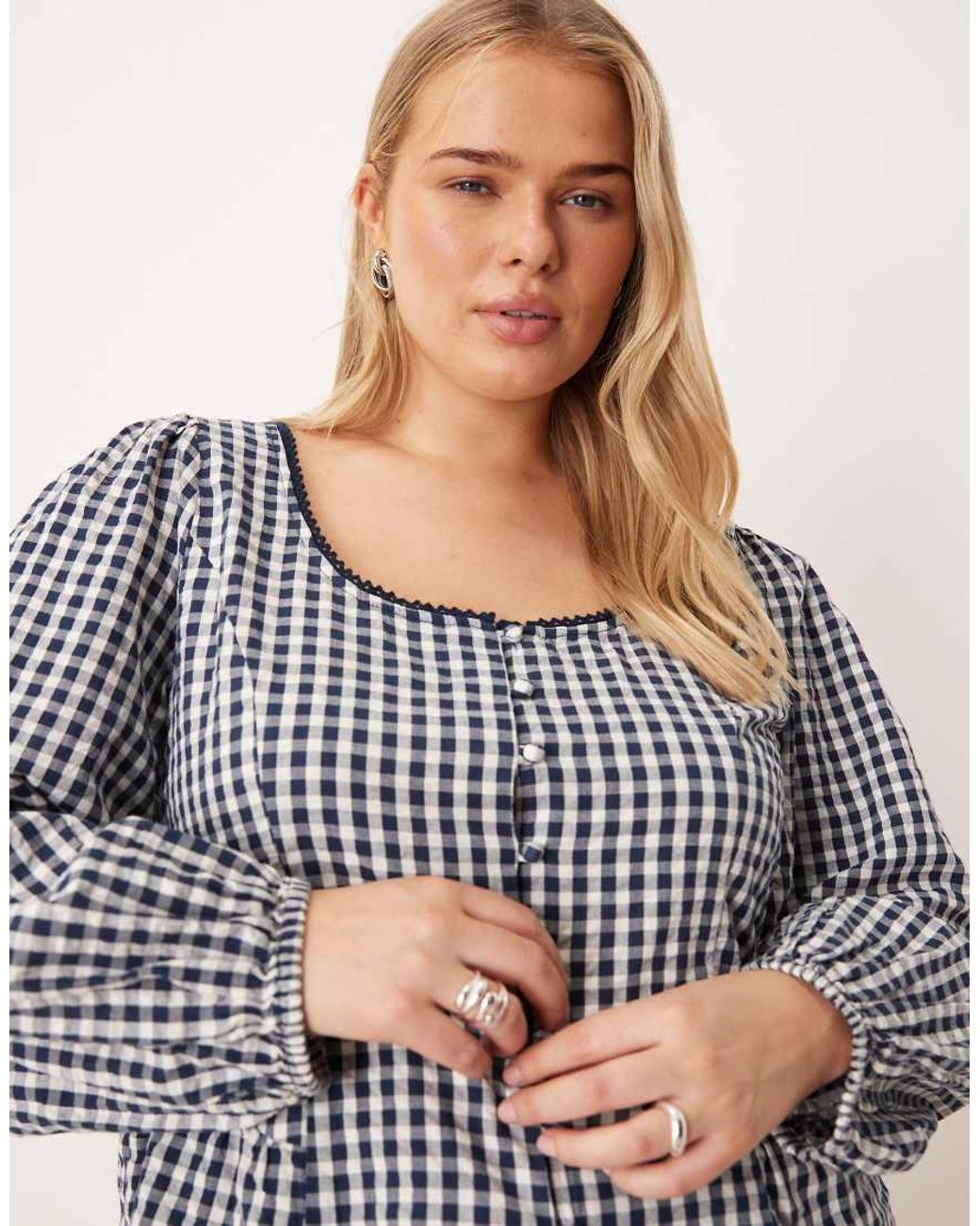 Nobody's Child Black Edie Balloon Sleeve Blouse