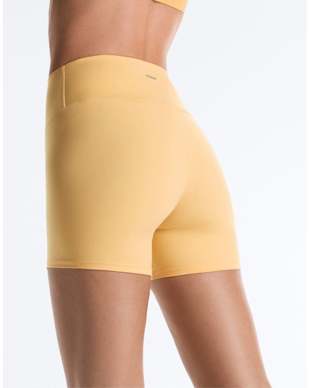 Oysho Natural Comfortlux High-rise 10cm Hot Pants