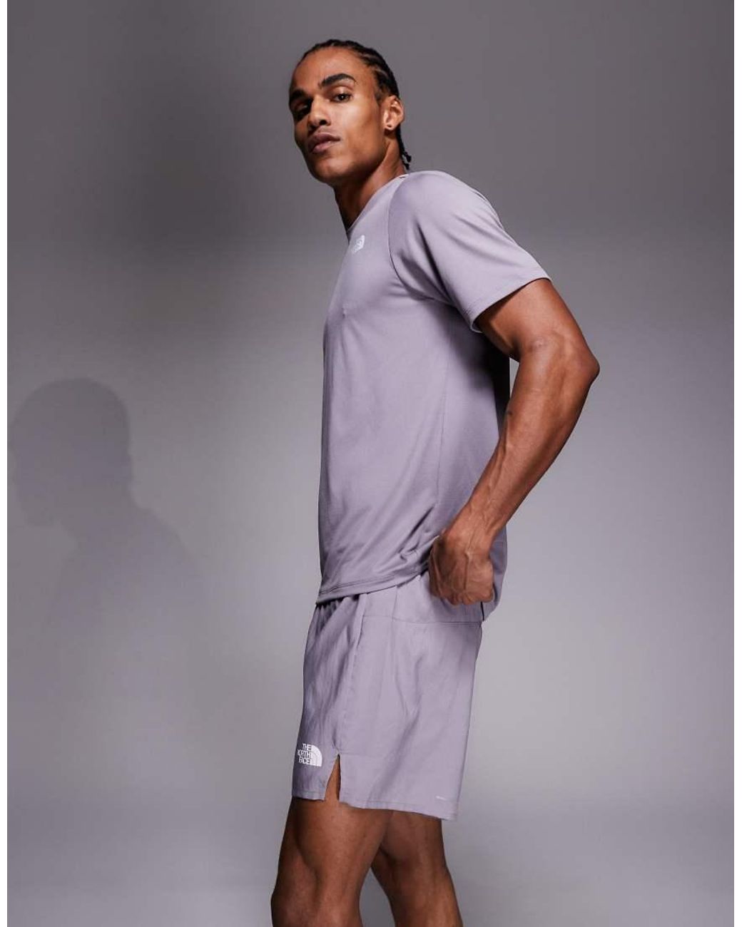 The North Face Purple Lightbright 5" Short for men