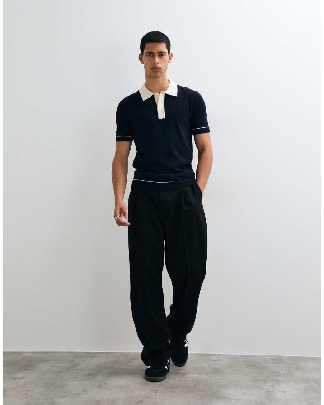 Gant Blue Cotton Polo for men