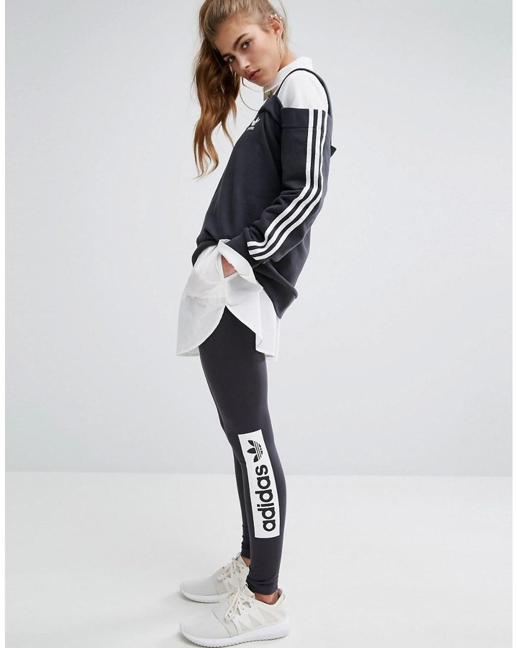 Adidas off shoulder top store