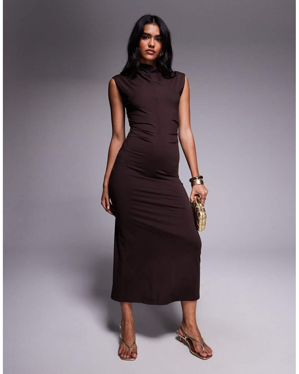 ASOS Purple Midi Dress