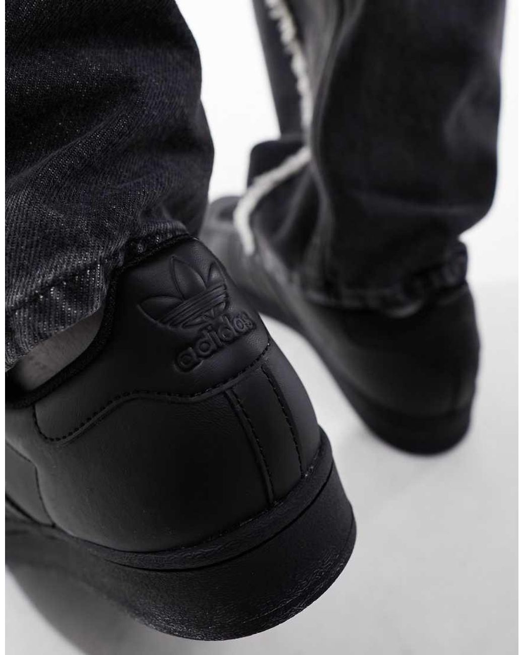 Adidas Originals Black Superstar Trainers for men