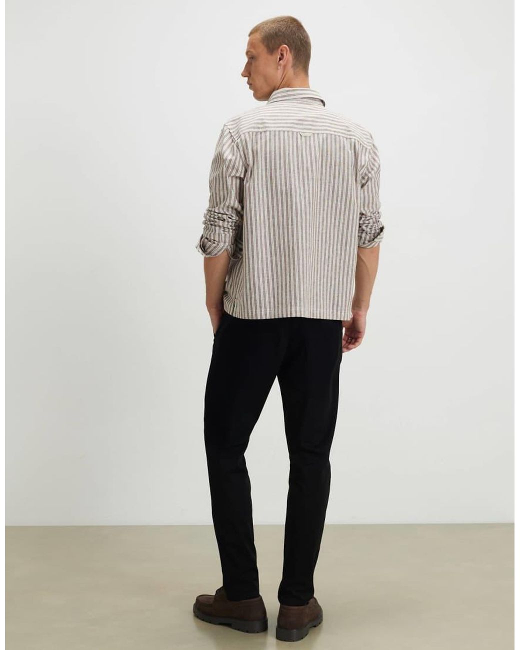 River Island White Skinny Fit Chino Trousers for men
