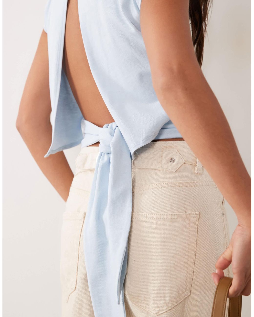 ASOS Pink Split Back T-shirt