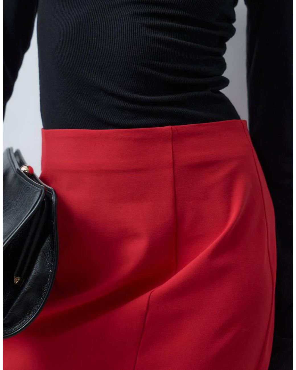 ASOS Red Tailo Midi Tulip Skirt