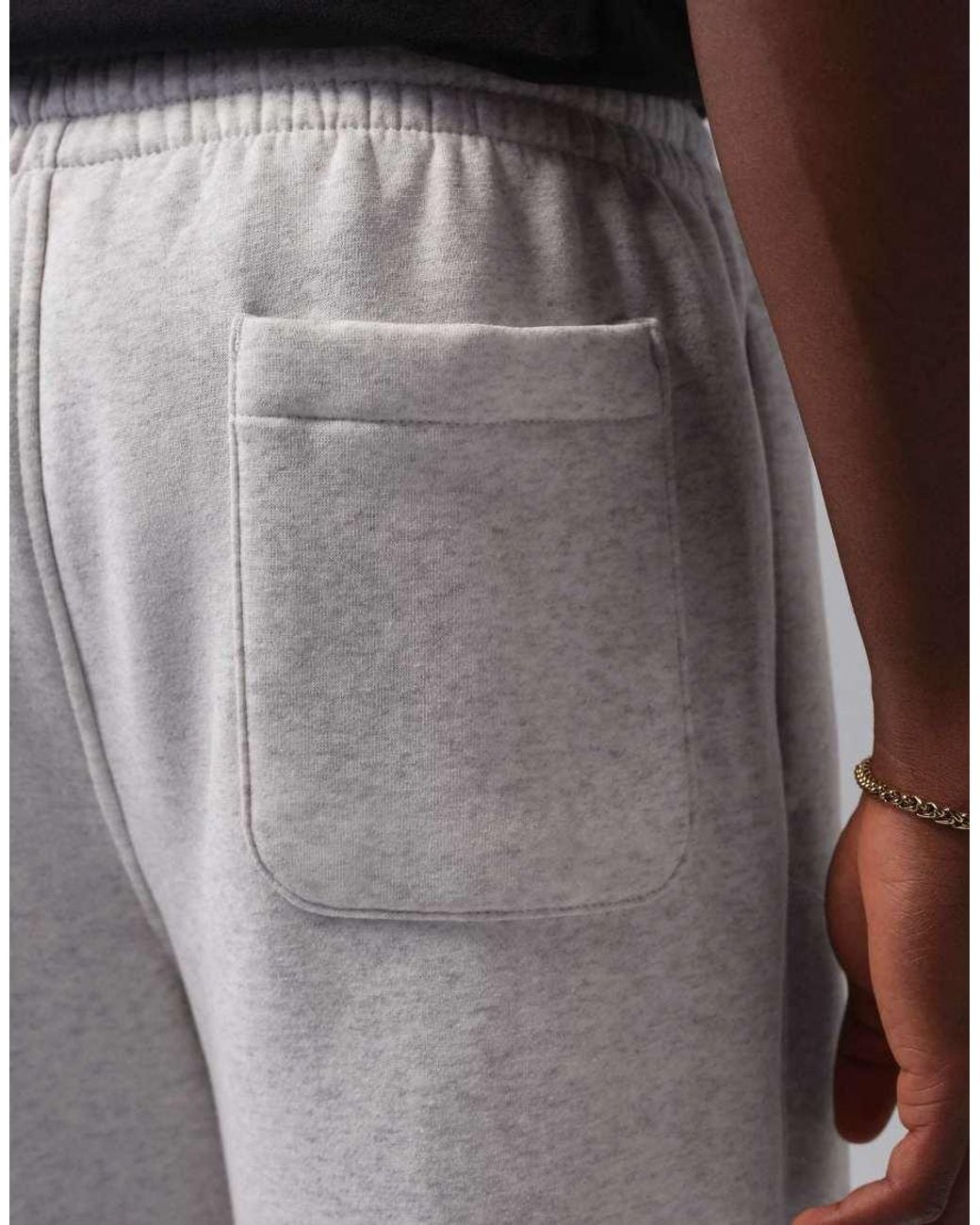 Nike Gray Jordan Brooklyn Fleece Cuffed Trousers for men