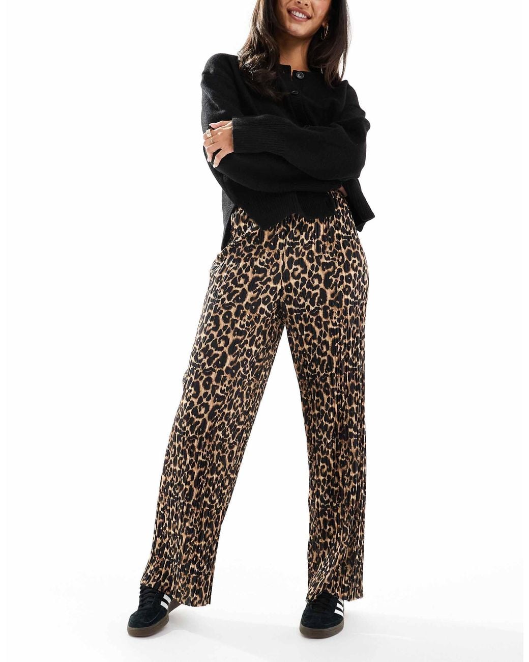 ONLY Black Pull On Loose Fit Trousers