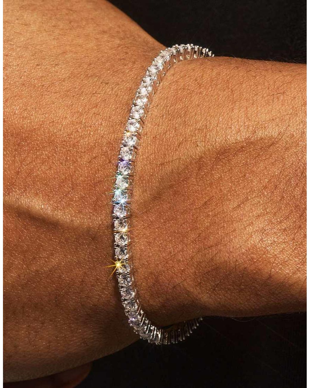 CERNUCCI Gray 3Mmtennis Bracelet for men