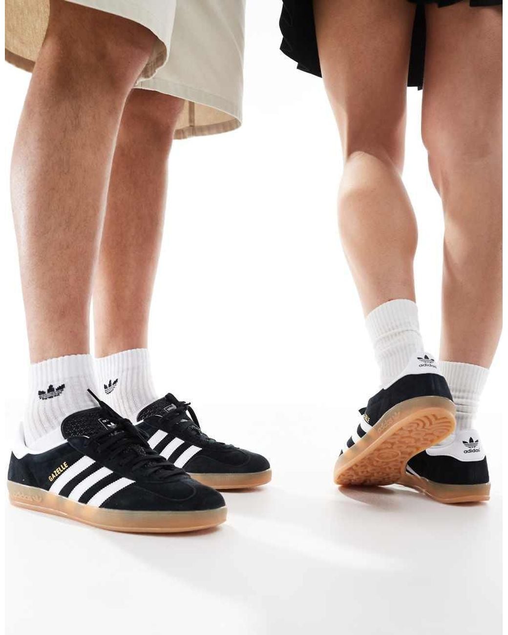 Adidas Originals Black Gazelle Indoor Trainers
