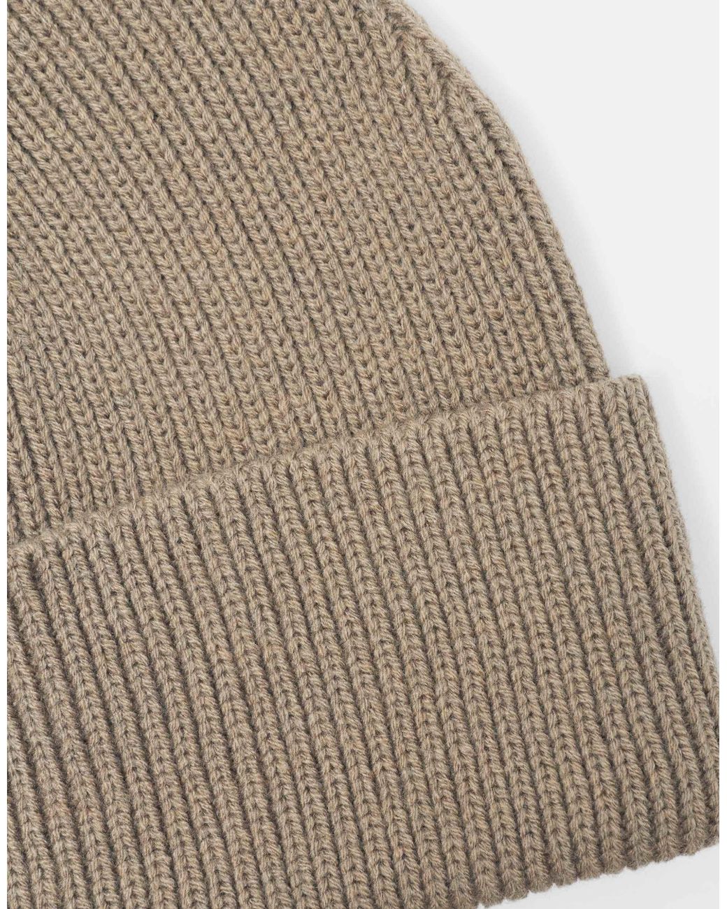 Pull&Bear Basic beanie in Natural für Herren