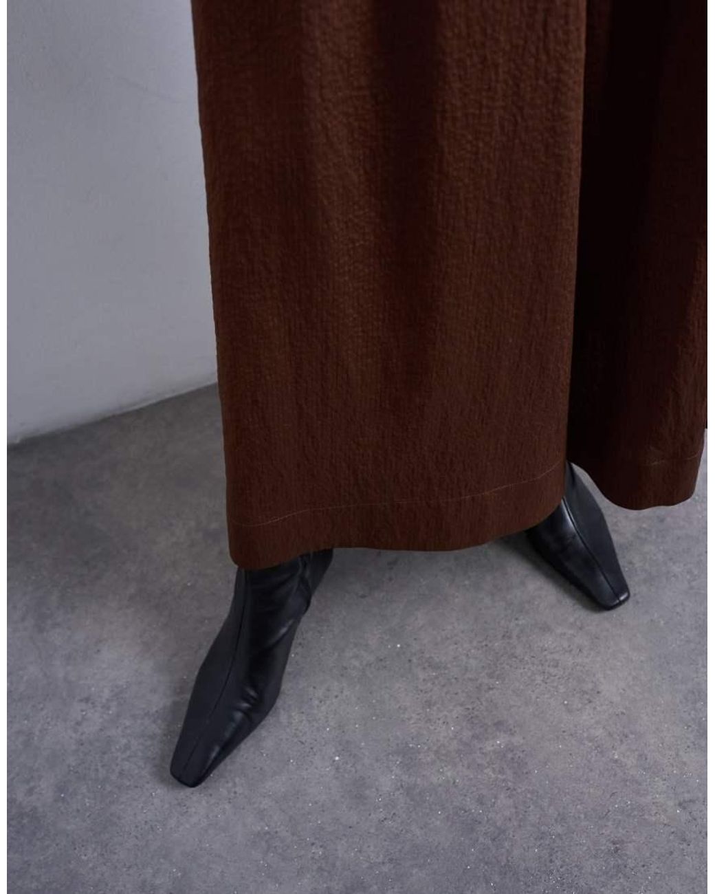 TOPSHOP Brown Full Maxi Skirt