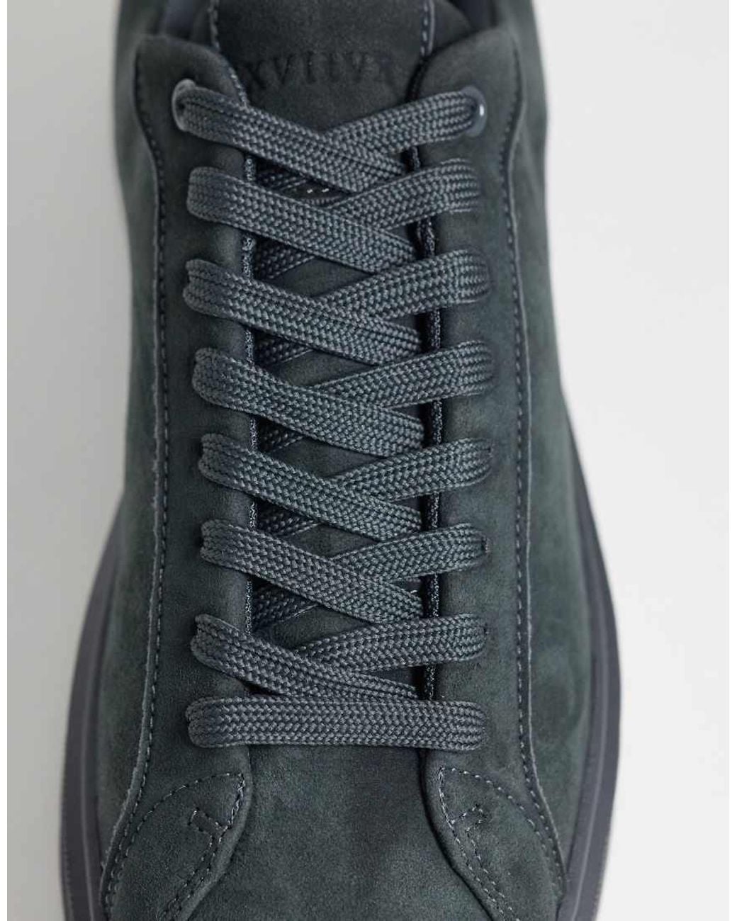 ASOS Blue Smart Lace Up Sneakers for men