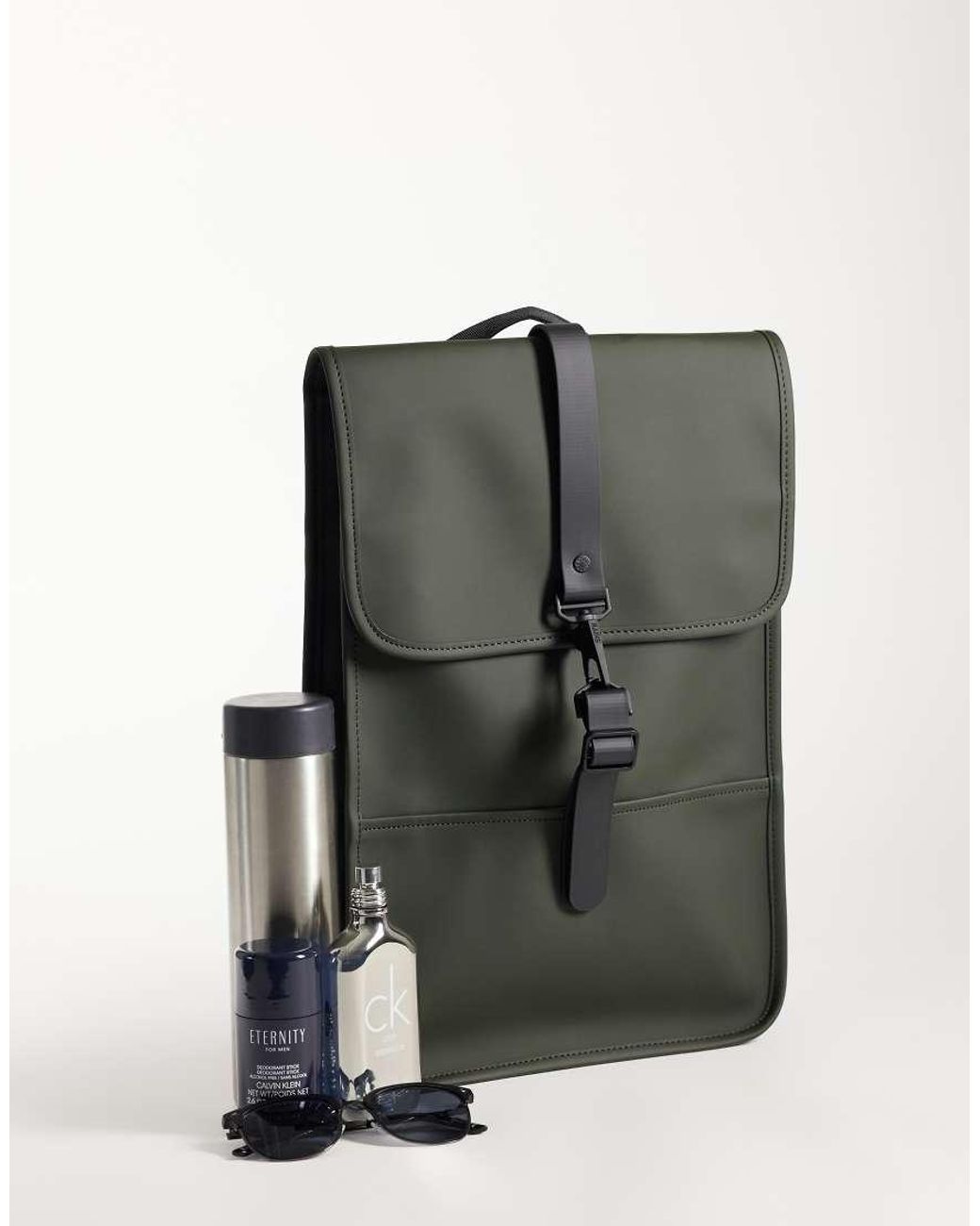 Rains Green 13020 Waterproof Mini Backpack for men