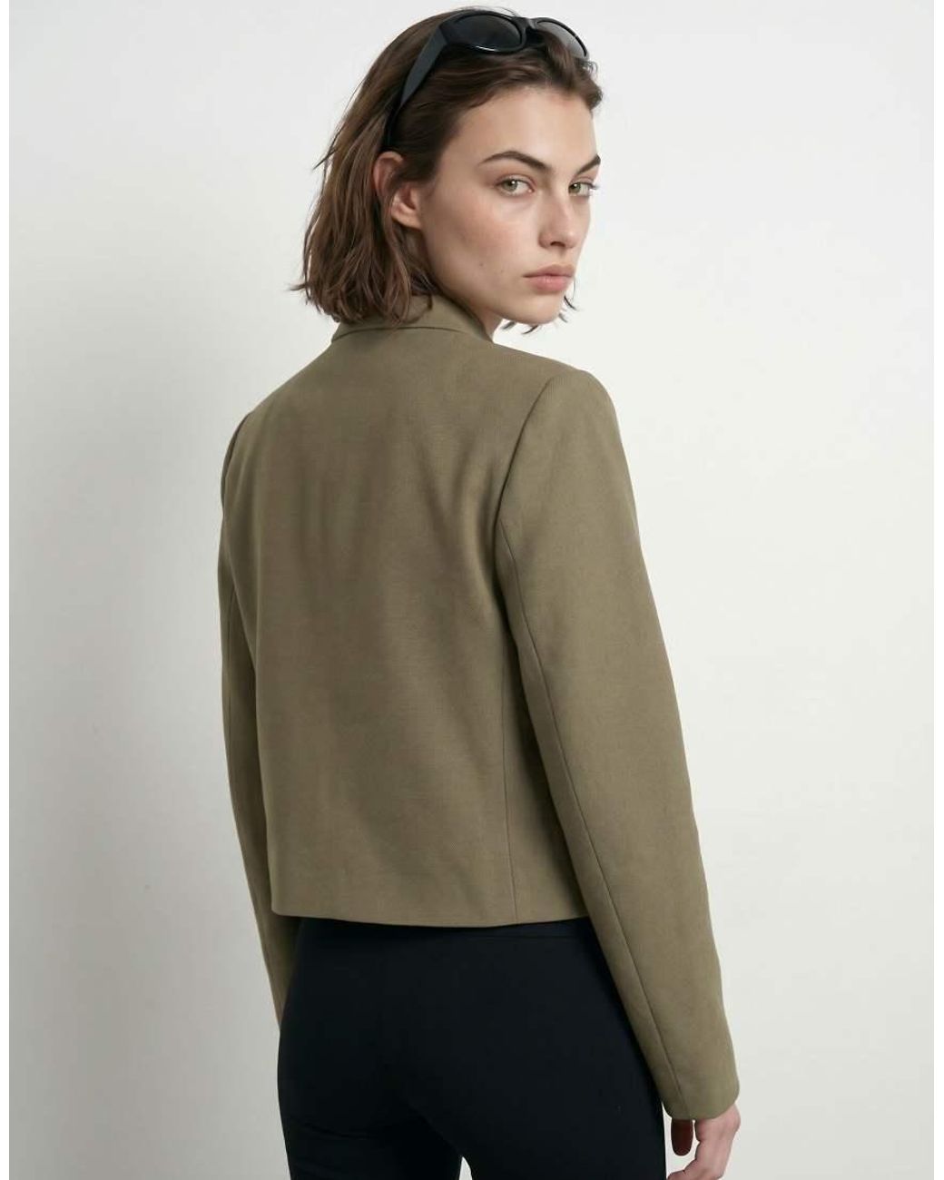 HYPEDROP Green Cropped Jacket