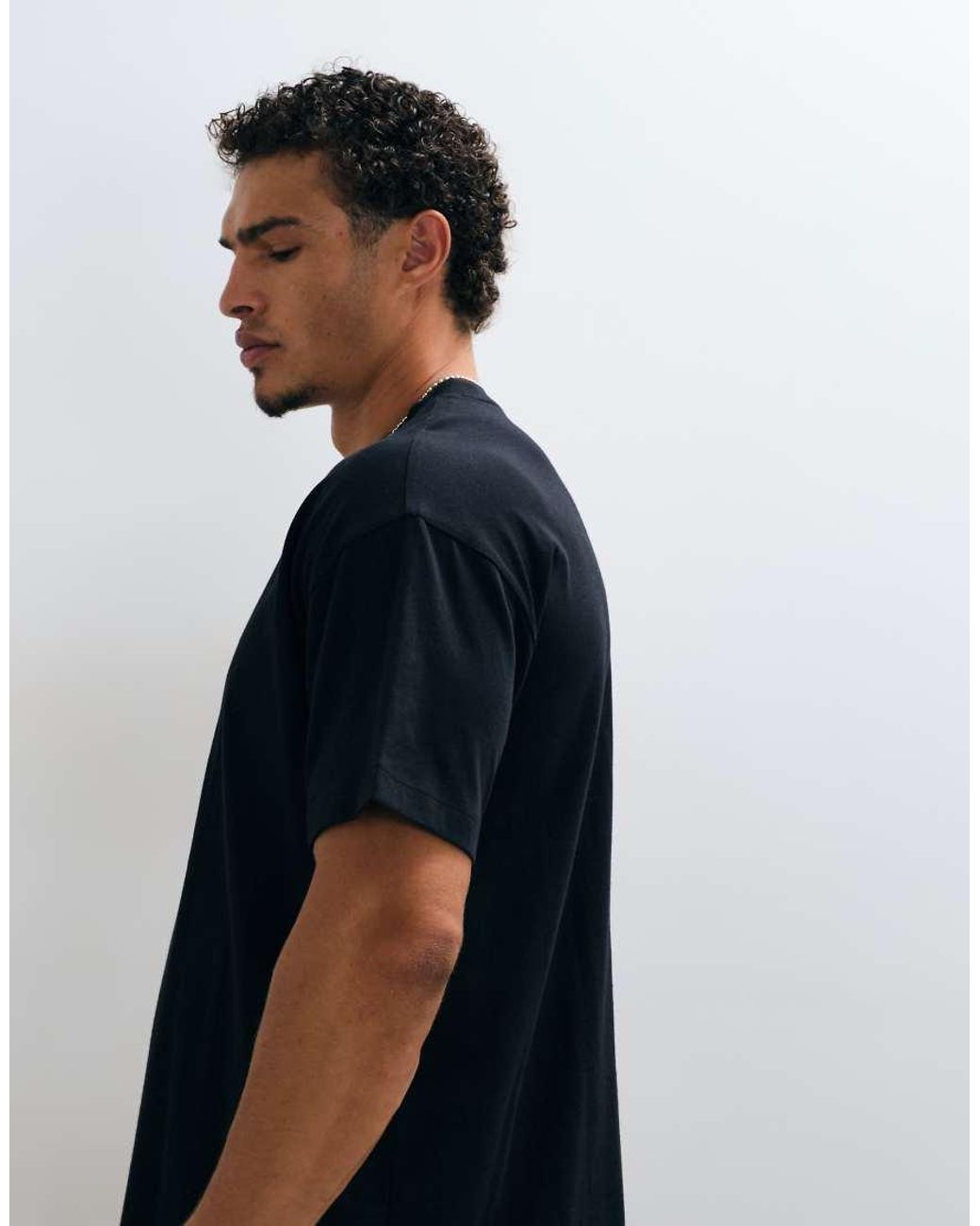 Collusion Blue Colluison Oversized Short Sleeve T-shirt for men