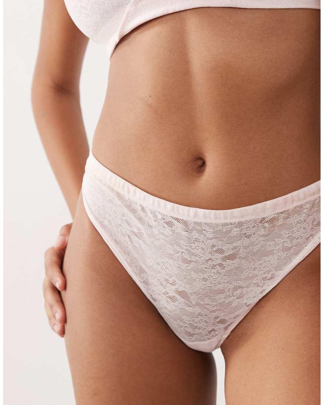 Spanx Brown Supersmooth Day To Date Night Invisible Lace Thong