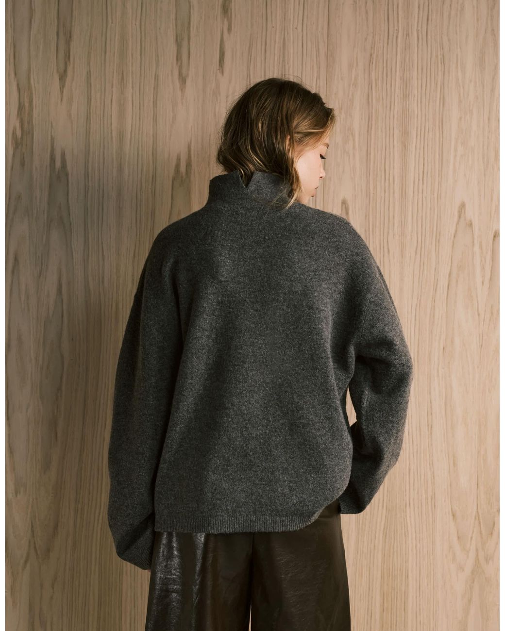 ASOS Brown – longline-pullover