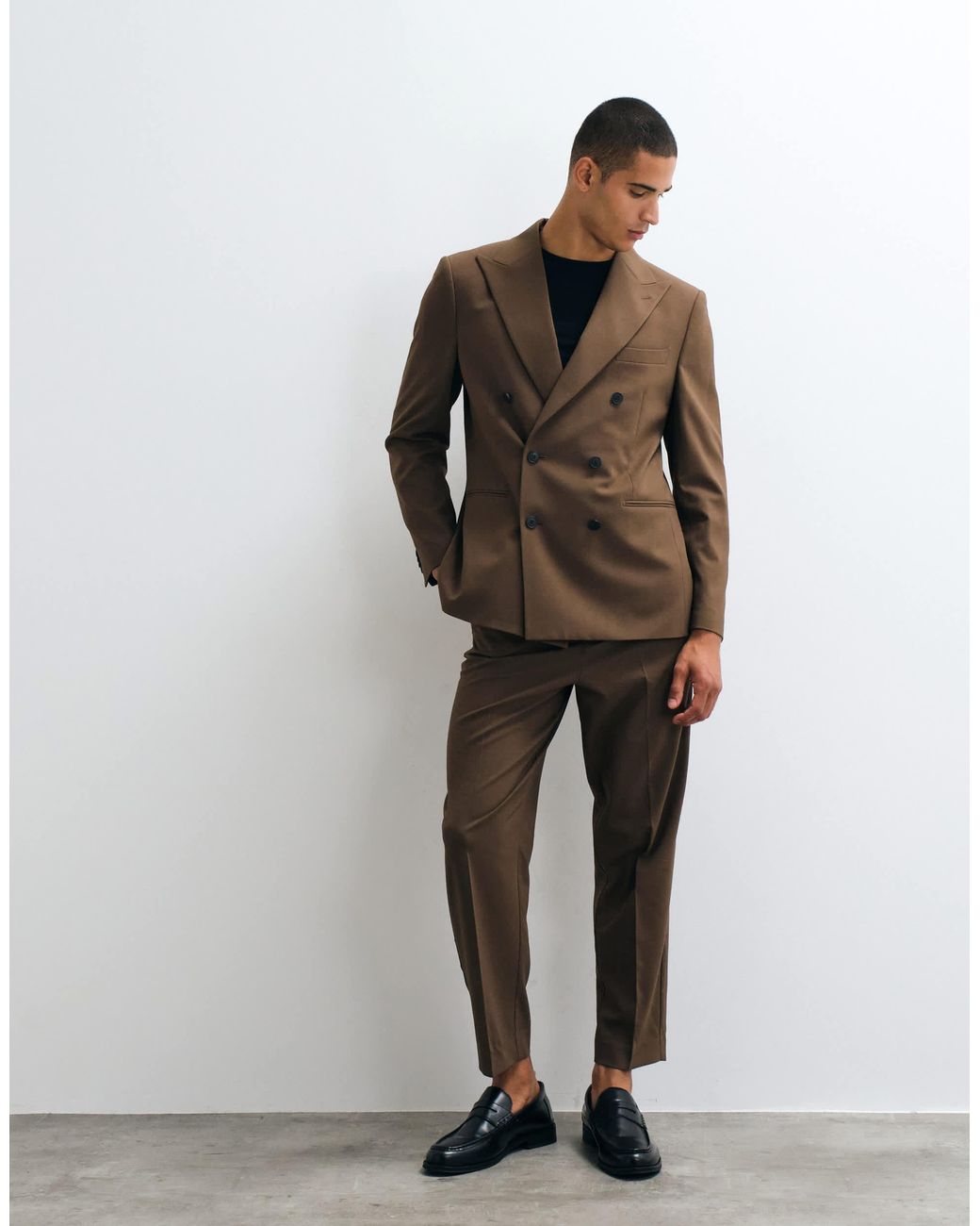 Blazer ASOS pour homme en coloris Brown