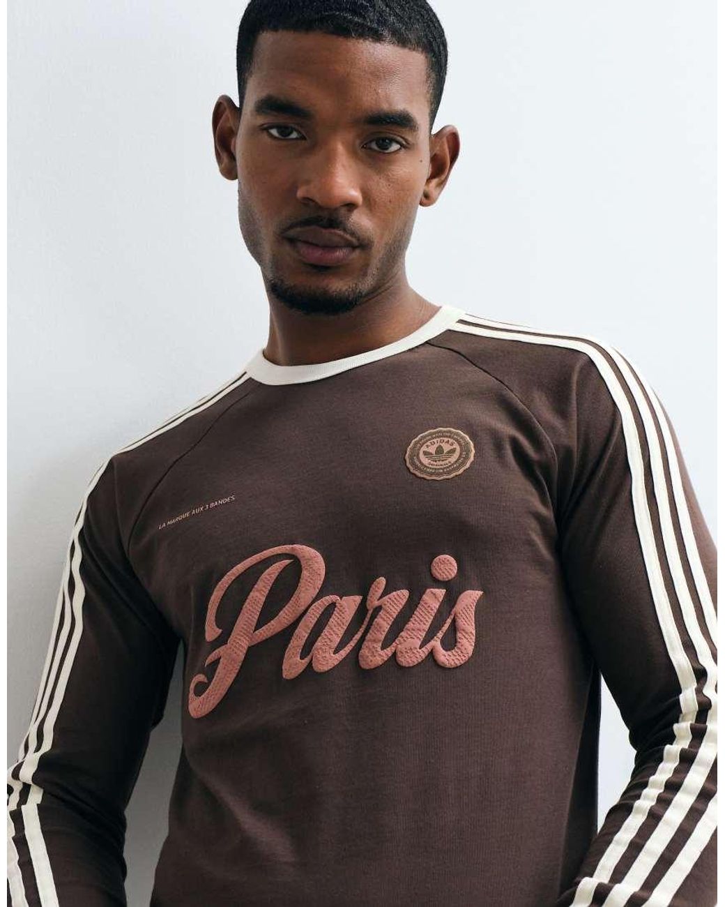 Adidas Originals White Paris Logo Jersey for men