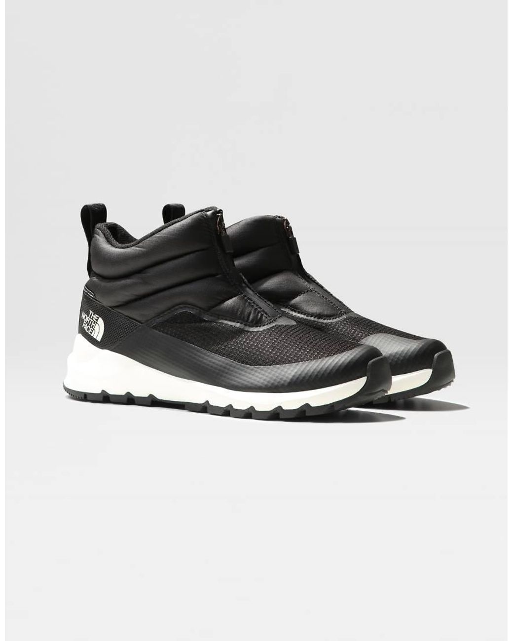 The North Face Black Thermoball Progressive Ii Waterproof Zip-Up Winter Boots