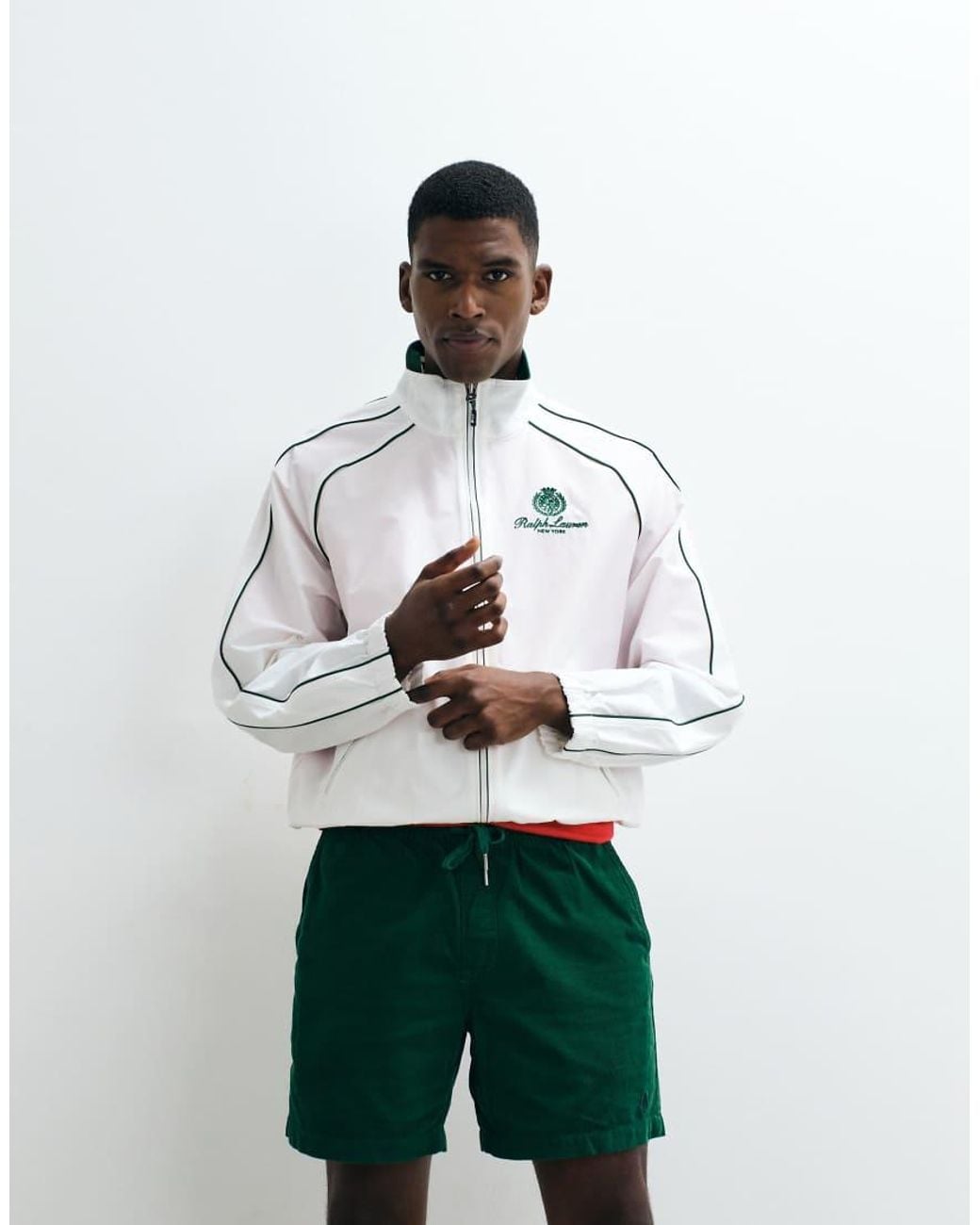Polo Ralph Lauren White Woven Classic Fit Shorts for men