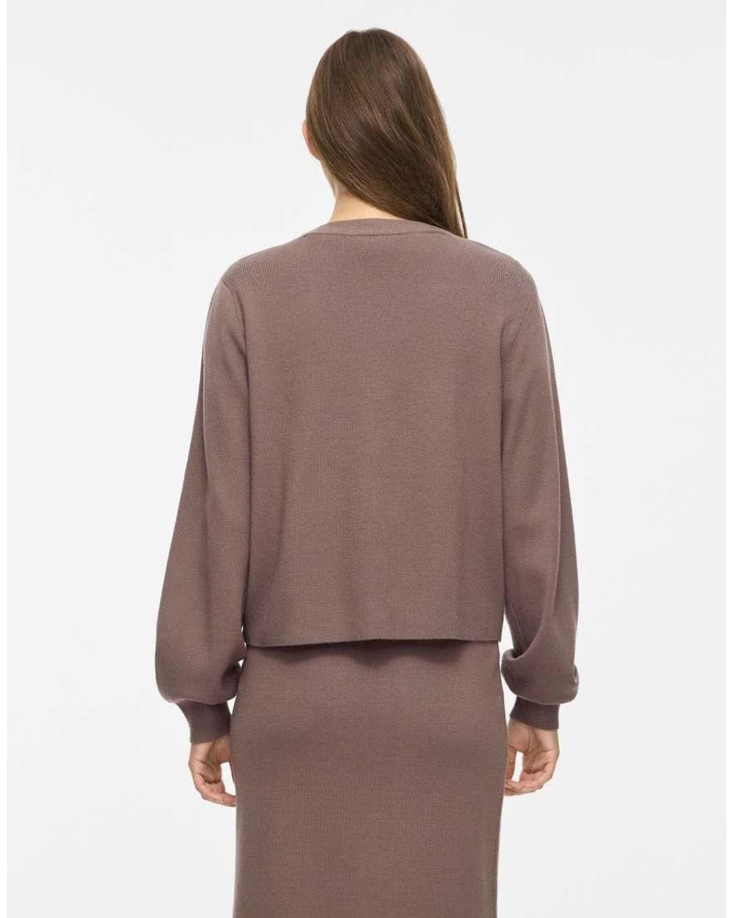 Vila Brown Knitted Cardigan