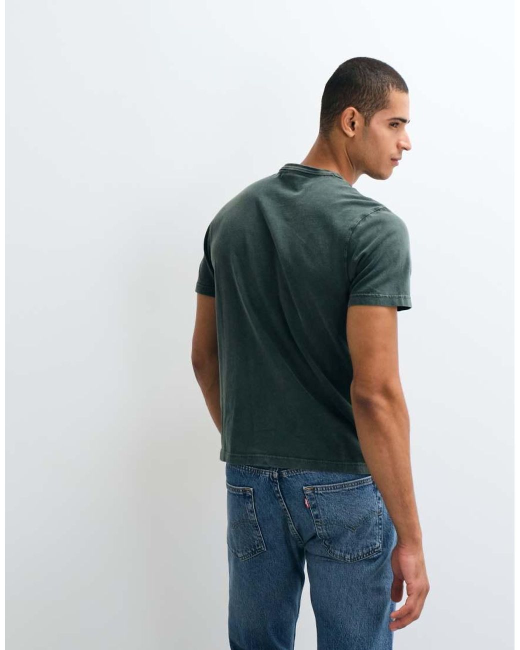 Abercrombie & Fitch Green Essential T-shirt for men