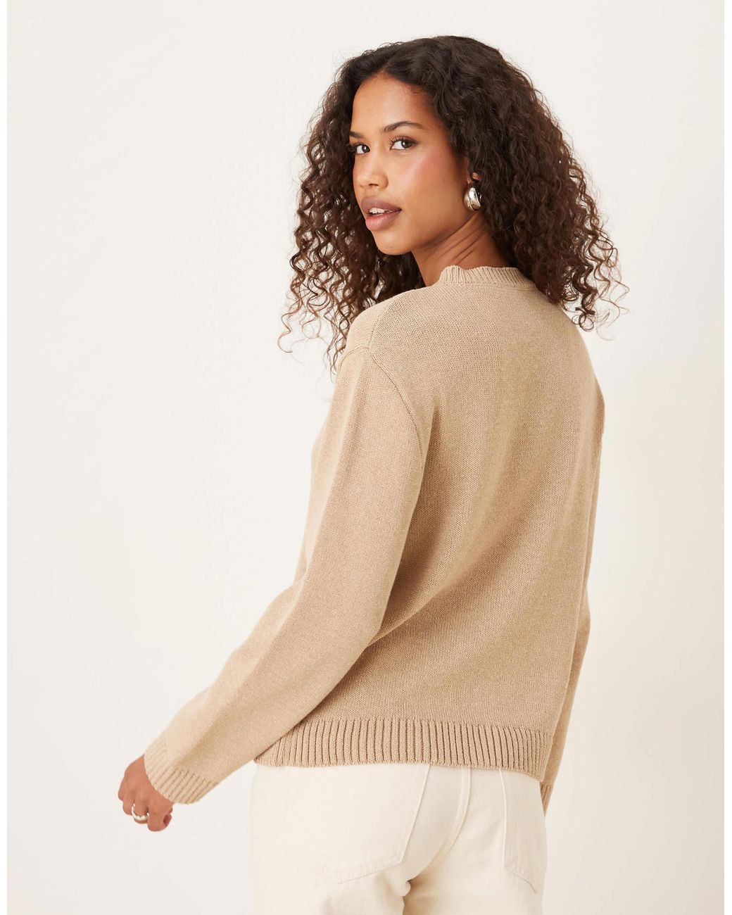 ASOS Natural – strickpullover